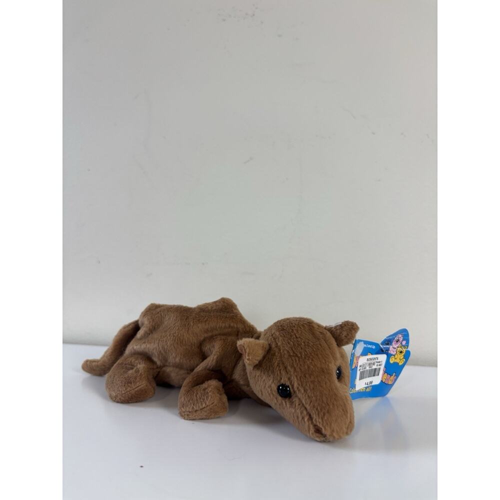 Vtg 90s Goffa Bean Bag Friends Camel Humpy Tag Attached Plush
